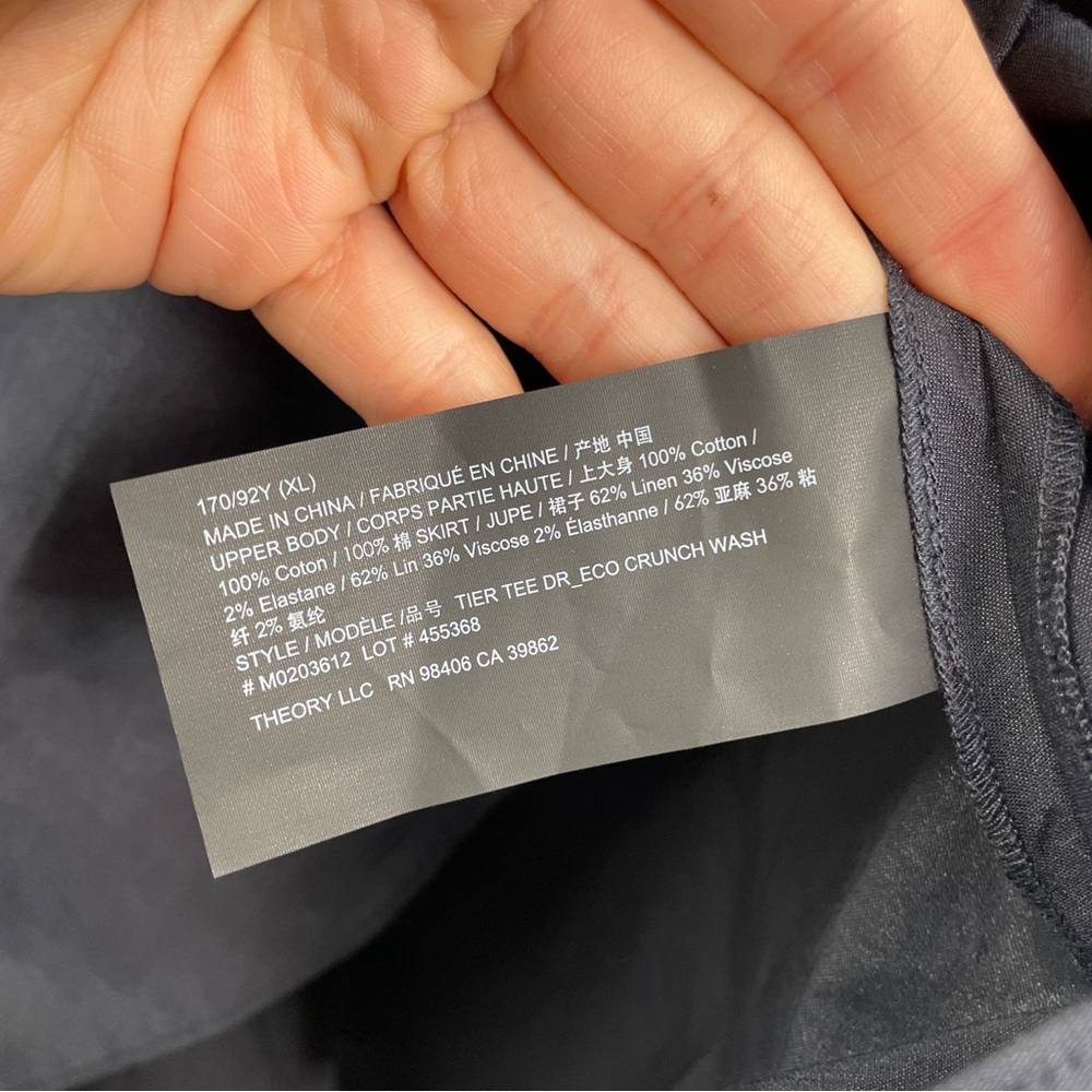 Theory Dark Gray Midi Dress - Picture 8 of 11